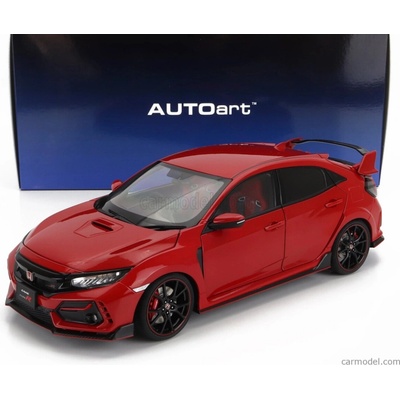 Autoart Honda Civic Type R fk8 2021 Red 1:18