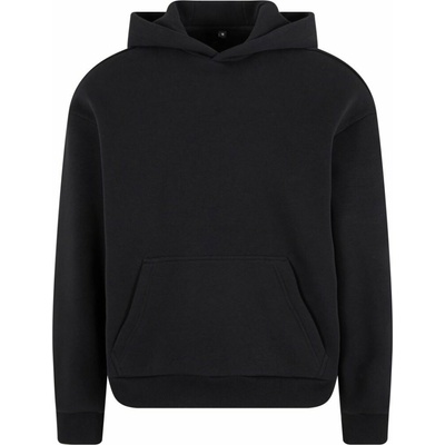 Build your Brand BY 284 black mikina s kapucí