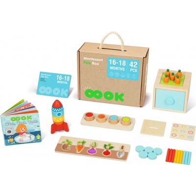 Mamido Montessori Edukační box pro děti 16-18 měsíců