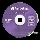 Verbatim CD-RW 700MB 4x, 5ks
