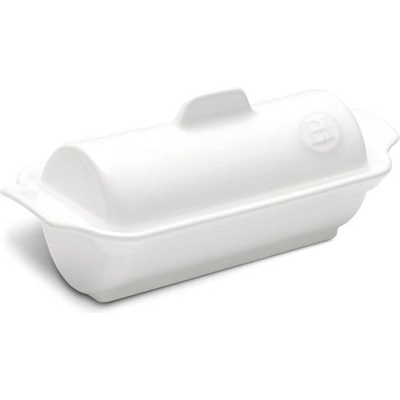 Emile Henry 25 х 10 см бяла керамична форма за терин emile henry модел medallion