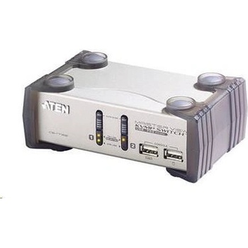 Aten CS-1732A 2-Port USB KVMP Switch, 2x USB KVM Cables, 2-port USB Hub, Audio
