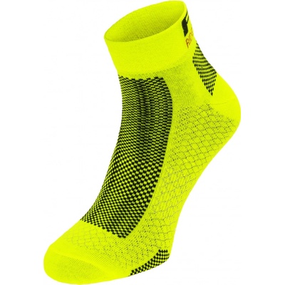 R2 EASY Cyklistické ponožky ATS10A yellow