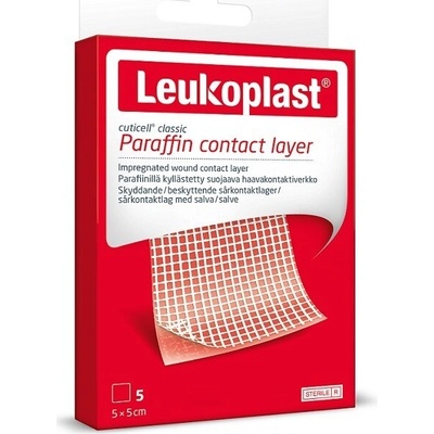 BSN Leukoplast Cuticell Clas.5 x 5 cm mast.tyl s par.5 ks