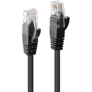 Lindy Пач кабел LINDY 48085, U/UTP, Cat. 6, 30m, черен (48085)