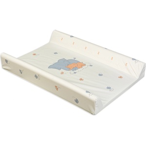 Lorelli Подложка за повиване с твърда основа Lorelli - Бежова със слончета, 50 х 71 cm (10130250004) - baby