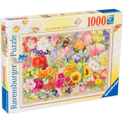 Ravensburger Пъзел Ravensburger от 1000 части - Цветя (16762)