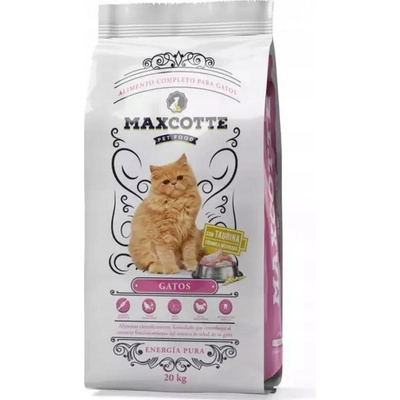 Maxcotte Suché krmivo pre dospelé mačky kuracie mäso 20 kg