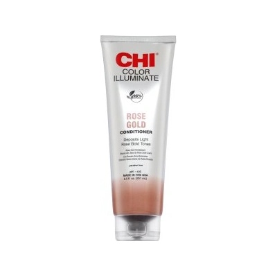 CHI Ionic Color Illuminate Conditioner тониращ балсам за опресняване на цвета Rose Gold 251 ml