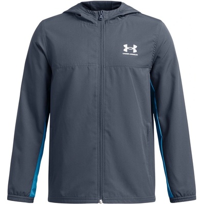 Under Armour UA B Rival Wvn Jacket šedá