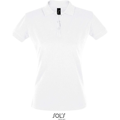 SOL's Collection Polokošile Perfect Women krátký rukáv dámská COT-25113500102 Bílá