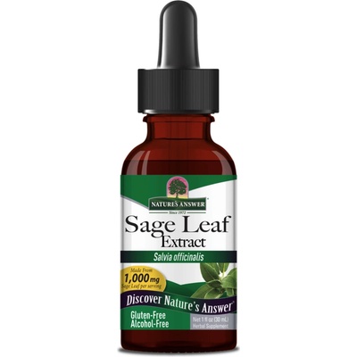Nature's Answer Šalvia lekárska bylinné kvapky 30 ml