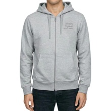 Lee Cooper Originals na zips kapucňou šedá
