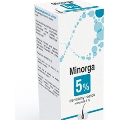 Minorga 5% dermálny roztok sol.der. 3 x 60 ml