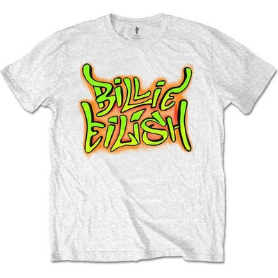 Billie Eilish Graffiti White