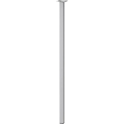 Stolová noha Tarrox štvorcová 800 x 25 x 25 mm strieborna