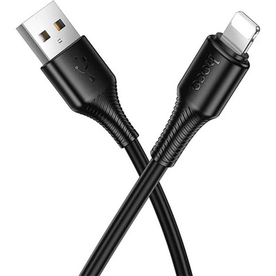 hoco. iPhone 14 Plus / 14 Pro Max / 14 Pro HOCO X120 кабел за данни USB - Lightning, 100 см, ЧЕРЕН (X120_L_B)