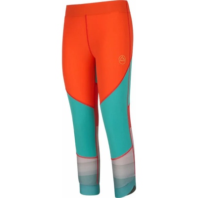 La Sportiva Sensation Leggings W Cherry Tomato/Lagoon S Tермобельо (O78322638-S)