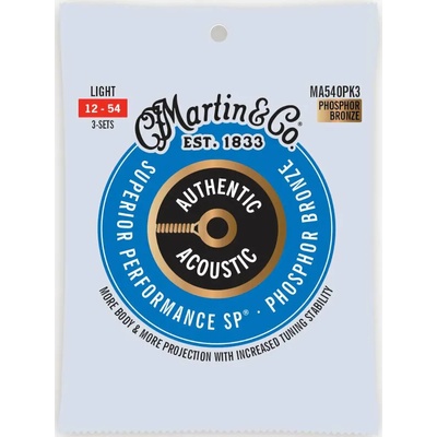 Martin MA540PK3 Authentic SP Струни за акустична китара (HN202244)