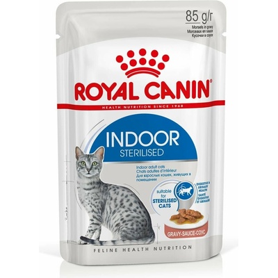 ROYAL CANIN INDOOR Sterilised v omáčce 12 × 85 g