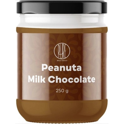 BrainMax Pure Peanut Butter Milk Chocolate arašídové máslo s mléčnou čokoládou 250 g
