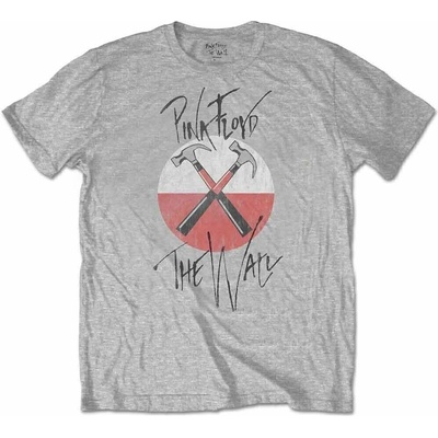 Pink Floyd The Wall Faded Hammers Logo Grey