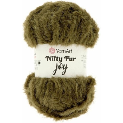 Yarnart Nifty Fur Joy 3311 olivovo zelená