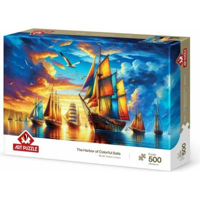 ART Prístav farebných plachetníc 500 dielov