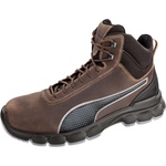PUMA Puma condor brown mid s14 / Предпазни обувки до глезена s3, esd - кафяви 43 (s14b943)