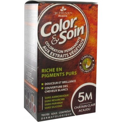 COLOR&SOIN Barva na vlasy 5M mahagonově světle kaštanová 135 ml
