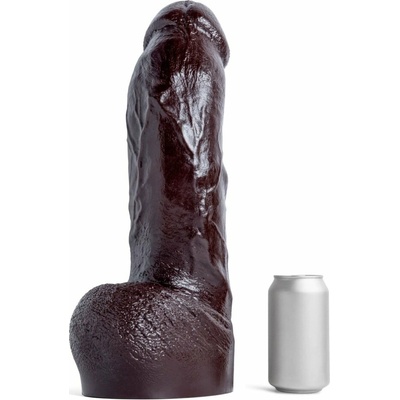 Mr. Hankey’s Toys Krave Melanin XXXXL, prémiové silikónové dildo s Vac-U-Lock 41,3 x 9,4–10,6 cm