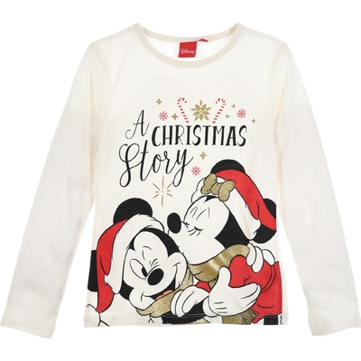 Minnie Mouse licencie dievčenské tričko HU1243 biela