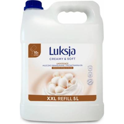 Luksja krémové tekuté mýdlo bavlna náplň 5 l