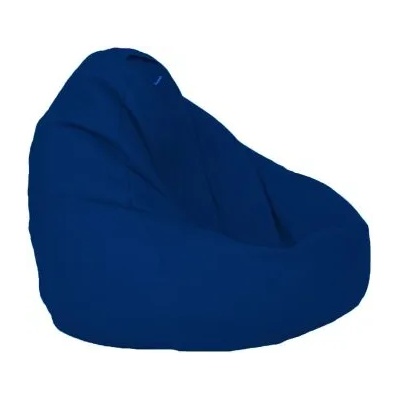 PUFRELAX Пуф, круша, 320л. , Nirvana Grande Teteron Blue, За открито, Перящ се калъф, Пълнеж от Полистиролни перли, 8047 (PUF-G-NGR-TEX-BLURY)