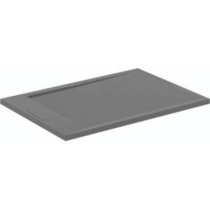Ideal Standard i. life Ultra Flat S правоъгълно душ корито, асфалтово сиво, 100x70 см (T5240FS)