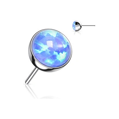 Šperky4U kamínek opál k PUSH IN piercingu titan TIT1149-OP05-030