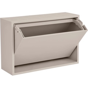 ReCollector Светлосиво стенно кошче за боклук от рециклирана  ластмаса Mini Box - ReCollector (100106-GreyS)