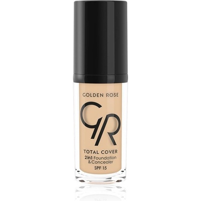 Golden Rose TOTAL COVER 2 in1 05 Cool Sand make up na tvár 30 ml
