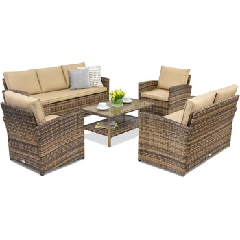 Garden Point Градински мебели Monaco Coffee 7 Garden Point кафяво (GAP249-COF7)