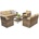 Garden Point Градински мебели Monaco Coffee 7 Garden Point кафяво (GAP249-COF7)