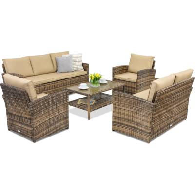 Garden Point Градински мебели Monaco Coffee 7 Garden Point кафяво (GAP249-COF7)