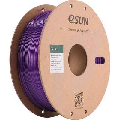 eSUN PETG Translucent Purple - 1, 75 mm / 1000 g (PETG175T-Z1P1)