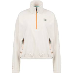 Passenger Дамски поларен пуловер Passenger Women's Ayla Recycled Micro Polartec Fleece Fleece jumper - Vintage White - размер XL (105-6076-0615)