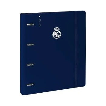 Real Madrid C. F Папка с пръстени Real Madrid C. F. Бял Сив 27 X 32 X 4 cm