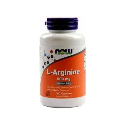 NOW Л-Аргинин - l-arginine 500 мг. - 100 капсули - now foods, nf0030