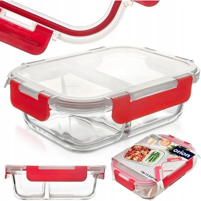 Orion Skleněná dóza s víkem dělená 230 ml + 370 ml – Zbozi.Blesk.cz