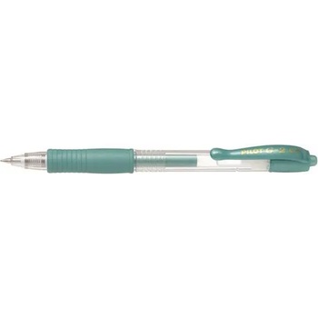 Pilot Гел писалка, 0, 32 мм, с бутон, PILOT "G-2 Metallic", зелена BL-G2-7-MG (BL-G2-7-MG)