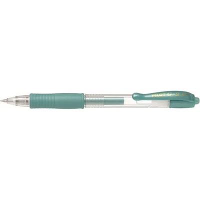 Pilot Гел писалка, 0, 32 мм, с бутон, PILOT "G-2 Metallic", зелена BL-G2-7-MG (BL-G2-7-MG)