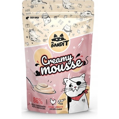 Mr. Bandit Creamy mousse kuracie krevety 60 g