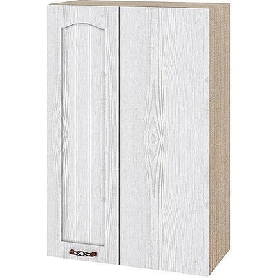 ИРИМ Висок ъглов горен кухненски шкаф Сити МФ-Бяло фладер-04-122 60/30/90 см десен